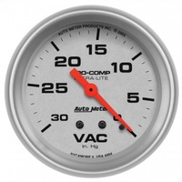 AUTOMETER GAUGE 2-5/8" VACUUM,0-30 IN HG,ULTRA-LITE # 4484-SP
