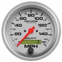 AUTOMETER GAUGE 3-3/8" SPEEDOMETER,0-160 MPH,ELECTRIC,ULTRA-LITE # 4488-SP