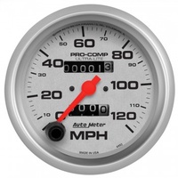 AUTOMETER GAUGE 3-3/8" SPEEDOMETER,0-120 MPH,MECHANICAL,ULTRA-LITE # 4492-SP