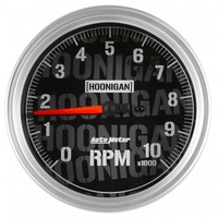 AUTOMETER GAUGE 5" TACHOMETER,0-10,000 RPM,IN-DASH,HOONIGAN # 4498-09000
