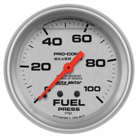 AUTOMETER GAUGE 2-5/8" FUEL PRESSURE,0-100 PSI,MECHANICAL,LIQUID FILLED,ULTRA-LITE # 4612-SP