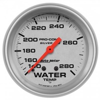 AUTOMETER GAUGE 2-5/8" WATER TEMPERATURE,140-280F,MECHANICAL,LIQUID FILLED,ULTRA-LITE # 4631-SP