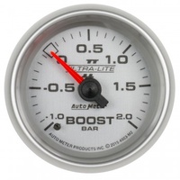 AUTOMETER GAUGE 2-1/16" BOOST-VAC,-1/+2 BAR,MECHANICAL,ULTRA-LITE II # 4903-M2