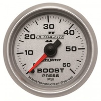 AUTOMETER GAUGE 2-1/16" BOOST,0-60 PSI,MECHANICAL,ULTRA-LITE II # 4905