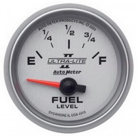 AUTOMETER GAUGE 2-1/16" FUEL LEVEL,0-90 ?,AIR-CORE,SSE,ULTRA-LITE II # 4913