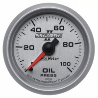 AUTOMETER GAUGE 2-1/16" OIL PRESSURE,0-100 PSI,MECHANICAL,ULTRA-LITE II # 4921