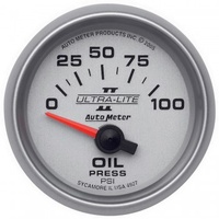 AUTOMETER GAUGE 2-1/16" OIL PRESSURE,0-100 PSI,AIR-CORE,ULTRA-LITE II # 4927