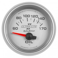AUTOMETER GAUGE 2-1/16" OIL TEMP,60-170 C,AIR-CORE,ULTRA-LITE II # 4948-M
