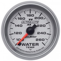 AUTOMETER GAUGE 2-1/16" WATER TEMPERATURE,100-260F,STEPPER MOTOR,ULTRA-LITE II # 4955