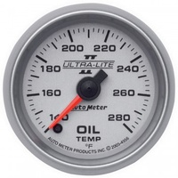 AUTOMETER GAUGE 2-1/16" OIL TEMPERATURE,140-280F,STEPPER MOTOR,ULTRA-LITE II # 4956