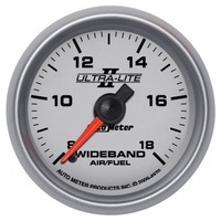 AUTOMETER GAUGE 2-1/16" WIDEBAND AIR/FUEL RATIO,ANALOG,8:1-18:1 AFR,ULTRA-LITE II # 4970