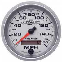 AUTOMETER GAUGE 3-3/8" SPEEDOMETER,0-160 MPH,ELECTRIC,ULTRA-LITE II # 4988
