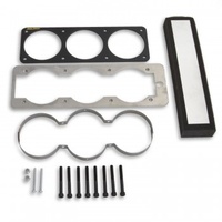 AUTOMETER GAUGE CAGE, TRIPLE, 2-5/8" FOR BLACK, MUSTANG 87-93 FOX-#50100