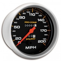 AUTOMETER GAUGE 5" SPEEDOMETER,0-200 MPH,MECHANICAL,PRO-COMP # 5156