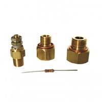 AUTOMETER GAUGE INSTALL KIT FOR LS ENGINES,+ FITTINGS,SHORT TEMP SENSOR,MANUAL