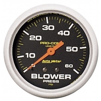 AUTOMETER GAUGE 2-5/8" BLOWER PRESSURE,0-60 PSI,MECHANICAL,LIQUID FILLED,PRO-COMP # 5402