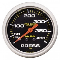 AUTOMETER GAUGE 2-5/8" PRESSURE,0-400 PSI,MECHANICAL,LIQUID FILLED,PRO-COMP # 5424