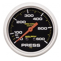 AUTOMETER GAUGE 2-5/8" PRESSURE,0-600 PSI,MECHANICAL,LIQUID FILLED,PRO-COMP # 5425
