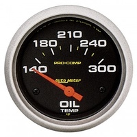 AUTOMETER GAUGE 2-5/8" OIL TEMPERATURE,140-300F,AIR-CORE,PRO-COMP # 5447