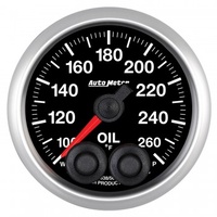 AUTOMETER GAUGE 2-1/16" OIL TEMPERATURE,100-260F,STEPPER MOTOR,ELITE # 5638