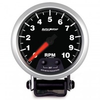 AUTOMETER GAUGE 3-3/4" PEDESTAL TACHOMETER,0-10,000 RPM,ELITE # 5690