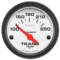 AUTOMETER GAUGE 2-1/16" TRANSMISSION TEMPERATURE,100-250F,AIR-CORE,PHANTOM # 5757