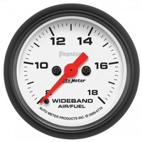 AUTOMETER GAUGE 2-1/16" WIDEBAND AIR/FUEL RATIO,ANALOG,8:1-18:1 AFR,PHANTOM # 5770