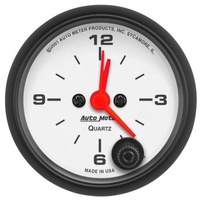 AUTOMETER GAUGE 2-1/16" CLOCK,12 HOUR,PHANTOM # 5785