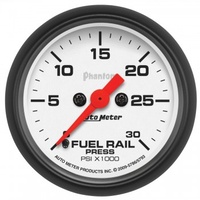 AUTOMETER GAUGE 2-1/16" FUEL RAIL PRESSURE,0-30K PSI,STEPPER MOTOR,PHANTOM # 5786
