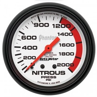 AUTOMETER GAUGE 2-5/8" NITROUS PRESSURE,0-2000 PSI,MECHANICAL,PHANTOM # 5828