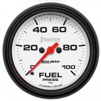 AUTOMETER GAUGE 2-5/8" FUEL PRESSURE,0-100 PSI,STEPPER MOTOR,PHANTOM # 5863