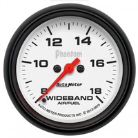 AUTOMETER GAUGE 2-5/8" WIDEBAND AIR/FUEL RATIO,ANALOG,8:1-18:1 AFR,PHANTOM # 5879
