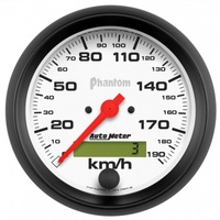 AUTOMETER GAUGE 3-3/8" SPEEDOMETER,0-190 KM/H,ELECTRIC,PHANTOM # 5887-M