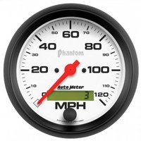 AUTOMETER GAUGE 3-3/8" SPEEDOMETER,0-120 MPH,ELECTRIC,PHANTOM # 5887