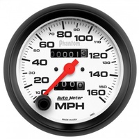 AUTOMETER GAUGE 3-3/8" SPEEDOMETER,0-160 MPH,MECHANICAL,PHANTOM # 5893