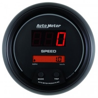 AUTOMETER GAUGE 3-3/8" SPEEDOMETER,0-260 MPH / 0-260 KM/H,SPORT-COMP DIGITAL # 6388