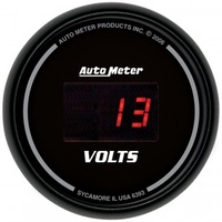 AUTOMETER GAUGE 2-1/16" VOLTMETER,8-18V,SPORT-COMP DIGITAL # 6393