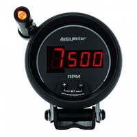 AUTOMETER GAUGE 3-3/4" PEDESTAL TACHOMETER,0-10,000 RPM,SPORT-COMP DIGITAL # 6399