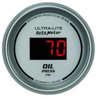 AUTOMETER GAUGE 2-1/16" OIL PRESSURE,5-100 PSI,ULTRA-LITE DIGITAL # 6527