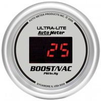 AUTOMETER GAUGE 2-1/16" BOOST/VACUUM,30 IN HG/30 PSI,ULTRA-LITE DIGITAL # 6559