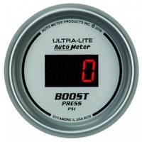 AUTOMETER GAUGE 2-1/16" BOOST,5-60 PSI,ULTRA-LITE DIGITAL # 6570