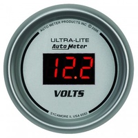 AUTOMETER GAUGE 2-1/16" VOLTMETER,8-18V,ULTRA-LITE DIGITAL # 6593