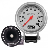 AUTOMETER GAUGE 3-3/4" PEDESTAL TACHOMETER,0-10,000 RPM,ULTRA-LITE # 6604-SP