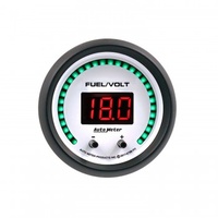 GAUGE 2-1/16" 2 CHANNEL FUEL LEVEL/VM,0-100%/8-18V,PHANTOM ELITE DIGITAL # 6709-PH