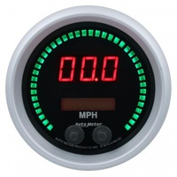 AUTOMETER GAUGE 3-3/8" SPEEDOMETER 260 MPH / 260 KM/H ELEC. PROGRAMMABLE,SPORT-COMP ELITE DIGITAL # 6789-SC