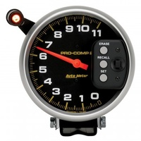 AUTOMETER GAUGE 5" TACHOMETER,0-11,000 RPM,PEDESTAL W/ QUICK LITE & PEAK MEMORY,PRO-COMP # 6857