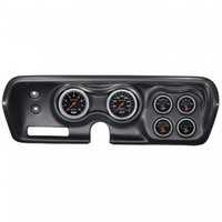 AUTOMETER 6 GAUGE DIRECT-FIT DASH KIT,B-BODY / CHRGR / GTX / ROAD RUNNER / SAT 71-74,SPORT-COMP # 7030-SC