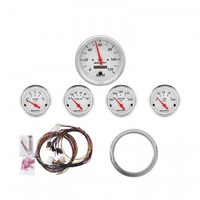 AUTOMETER 5 GAUGE DIRECT-FIT DASH KIT,CHEVY CAR 59-60,ARCTIC WHITE # 7034-AW