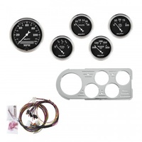 AUTOMETER 5 GAUGE DIRECT-FIT DASH KIT,FORD TRUCK 48-50,OLD TYME BLACK # 7046-OTB