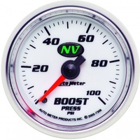 AUTOMETER GAUGE 2-1/16" BOOST,0-100 PSI,MECHANICAL,NV # 7306